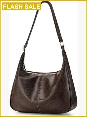Vegan Leather Slouchy Hobo Bag Adjustable Strap Shoulder Crossbody Tote